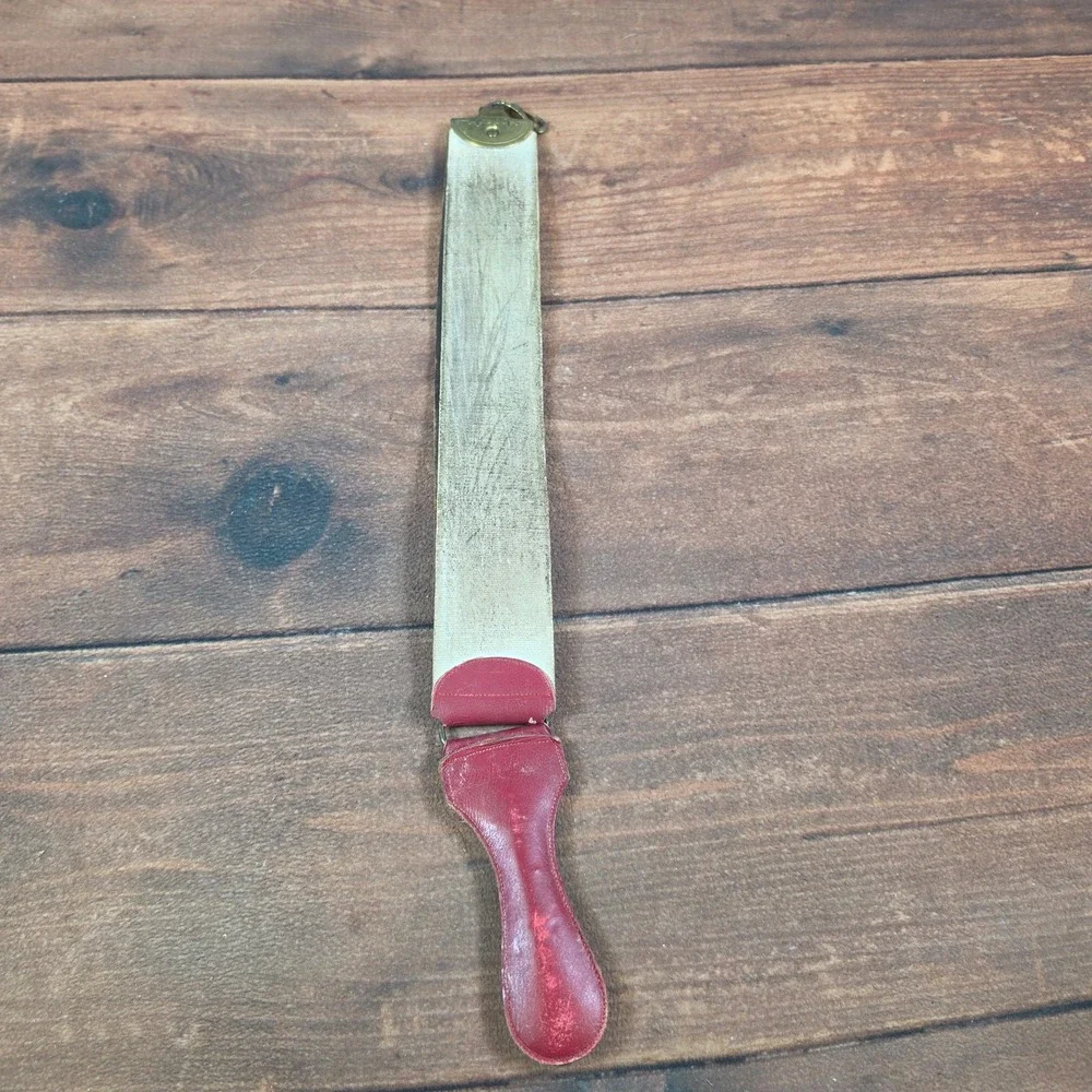 C. Klauberg & Bros Razor Strop Mens OS Brown Good Horsehide 350 Vintage NY